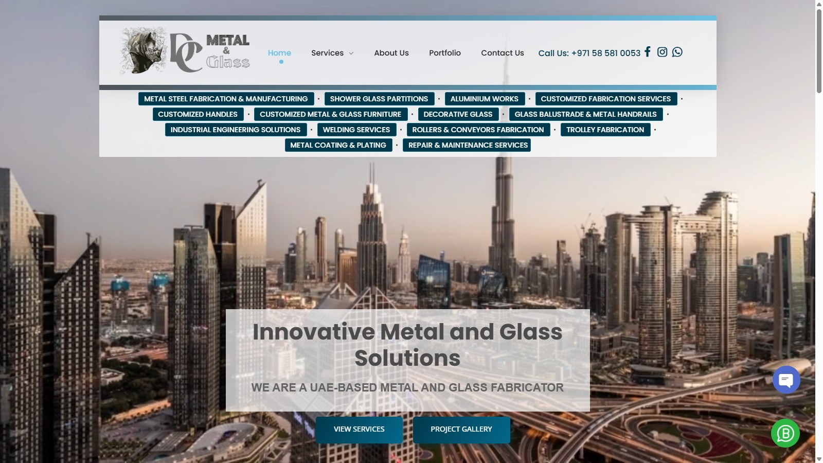 DC METAL & GLASS