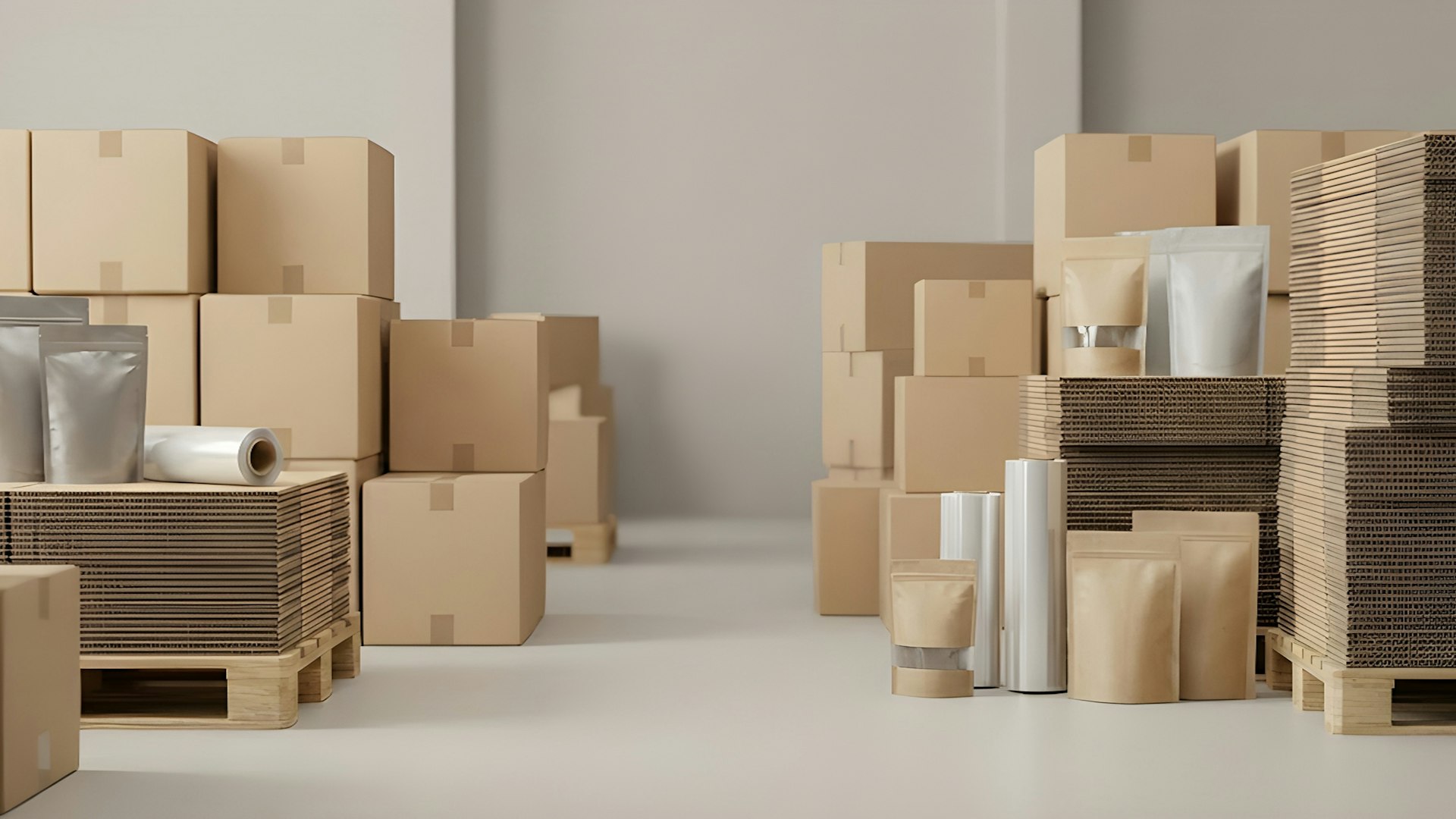 Warehouse fulfilment operations behind a digital storefront