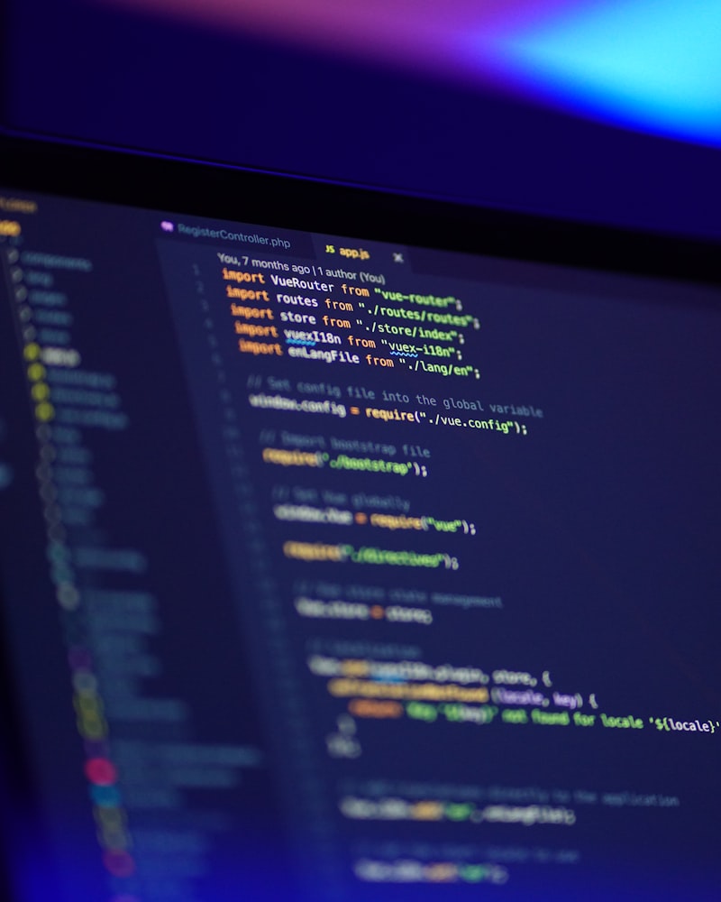 Custom web portal paired with a companion mobile application